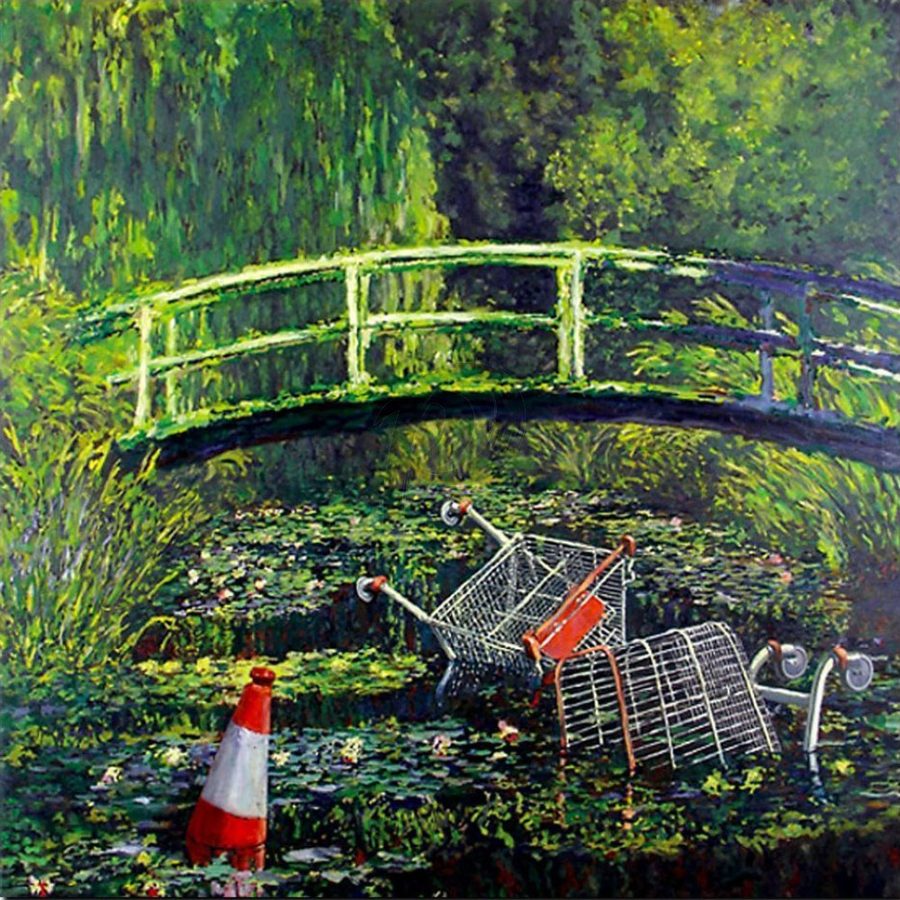Show me the Monet, Banksy, 2005