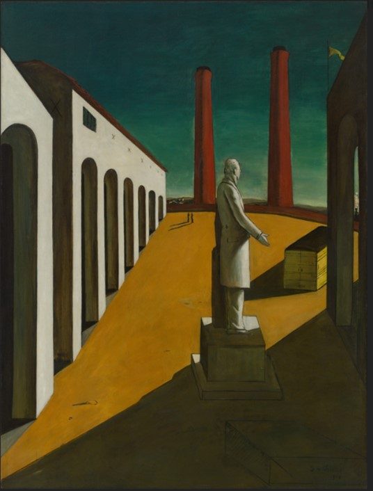 L'énigme d'un jour, Giorgio de Chirico, 1914