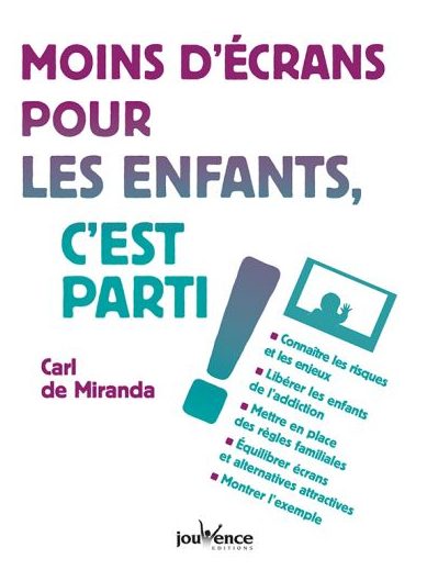 Couverture Moins d'écrans pour les enfants